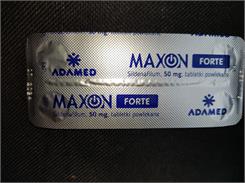 Maxon Forte 50mg 4 tabl.