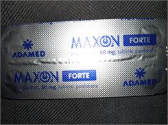 Maxon Forte 50mg 4 tabl.