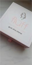 Fluff Kamień Gua Sha Do Masażu Twarzy Różowy Kwarc