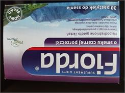 Fiorda smak porzeczkowy 30 pastylek