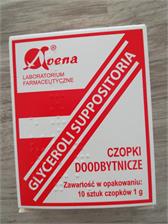 Czopki glicerolowe Avena 1g x 10