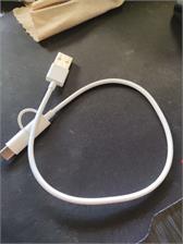 Xiaomi Mi 2-in-1 USB Kabel Micro USB + USB Type-C 30cm Biały
