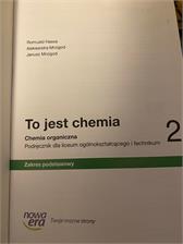 To jest chemia 2. Chemia organiczna. Podręcznik dla liceum ogólnokształcącego i technikum. Zakres podstawowy