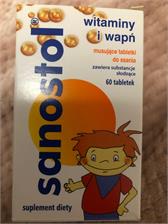 Sanostol 60 tabletek musujących do ssania