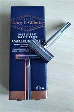 King C Gillette Double Edge Męska maszynka do golenia + 5 ostrzy