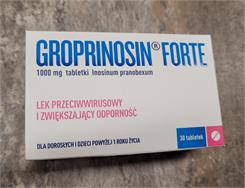 Groprinosin Forte 1000 mg 30 tabl. - Opinie i ceny na Ceneo.pl