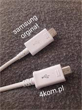 Samsung USB A - Micro USB Biały 1m (ECB-DU4AWE) 