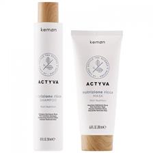 Kemon Actyva Nutrizione Ricca Szampon 250ml + Maska 200ml