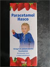 PARACETAMOL Płyn na ból gardła i gorączkę o smaku truskawkowym 150g