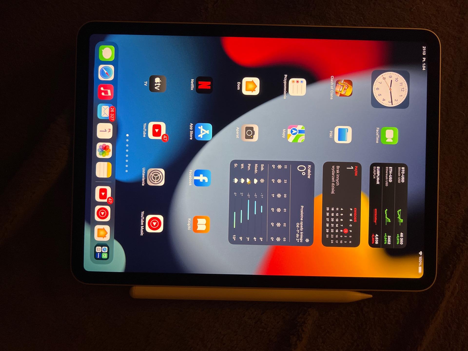 Tablet Apple iPad Pro 2021 11 M1 128GB Wi-Fi Gwiezdna Szarość (MHQR3FDA ...