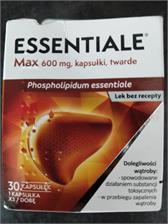 Essentiale Max na wątrobę 600mg 30 kaps.