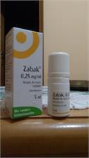 Zabak Krople do oczu 0,25mg/ml 5 ml