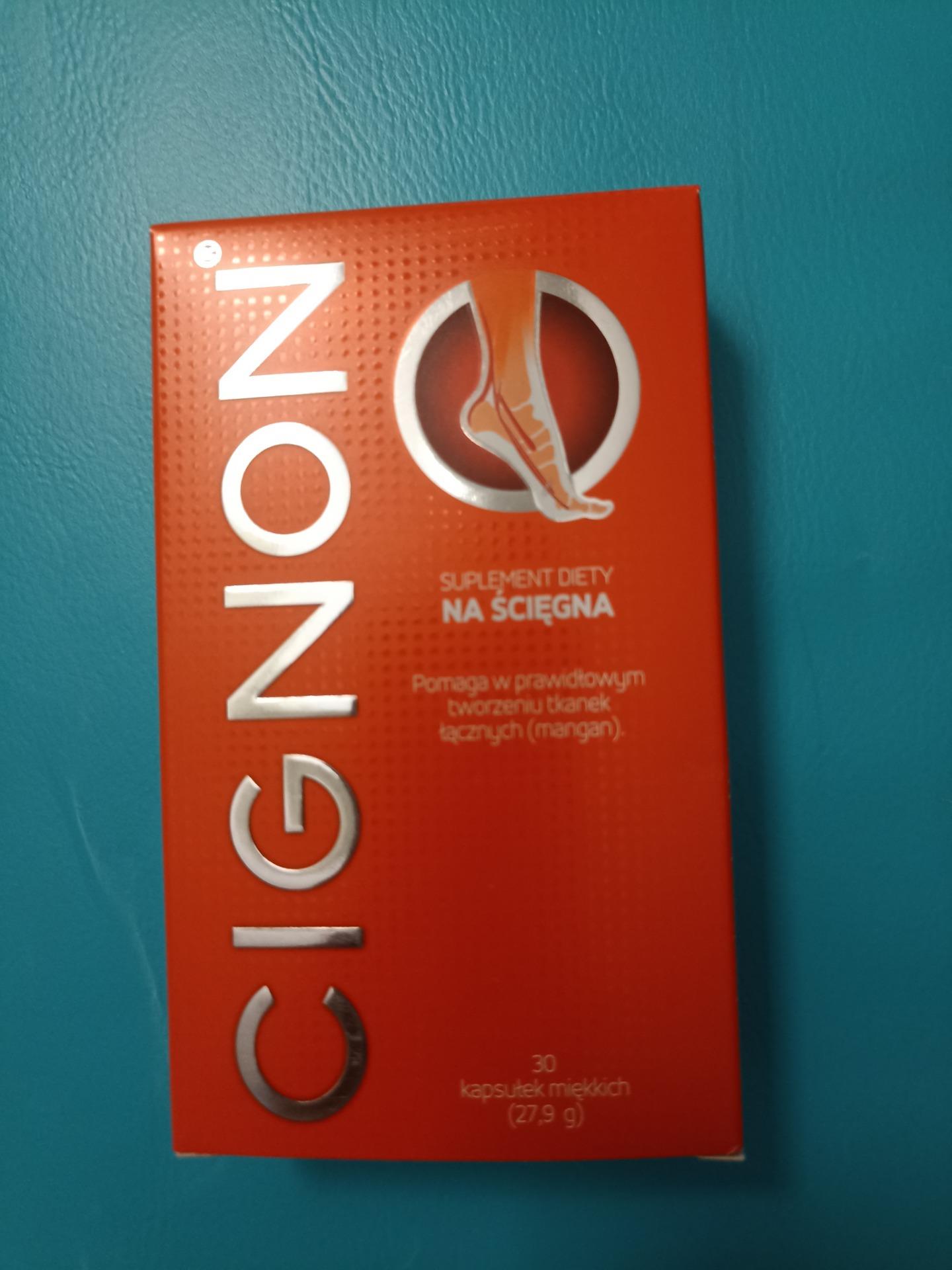 Cignon Tendoactive na ścięgna 30 kapsułek. - Opinie i ceny na Ceneo.pl