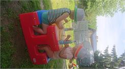 Little Tikes Stolik Piknikowy Czerwono/Żółto/Niebieski 4795