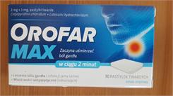 Orofar Max 2mg+1mg 30 pastylek do ssania