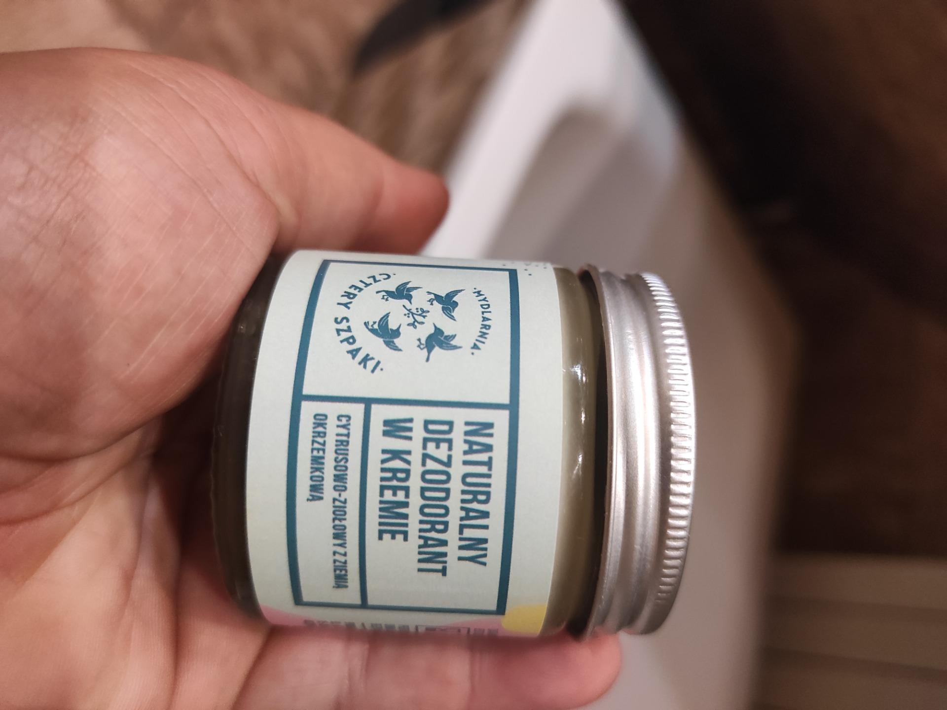 Déodorant Crème Cztery Szpaki Non Parfumé - Sans Soude, 60 Ml, Naturel Et Doux