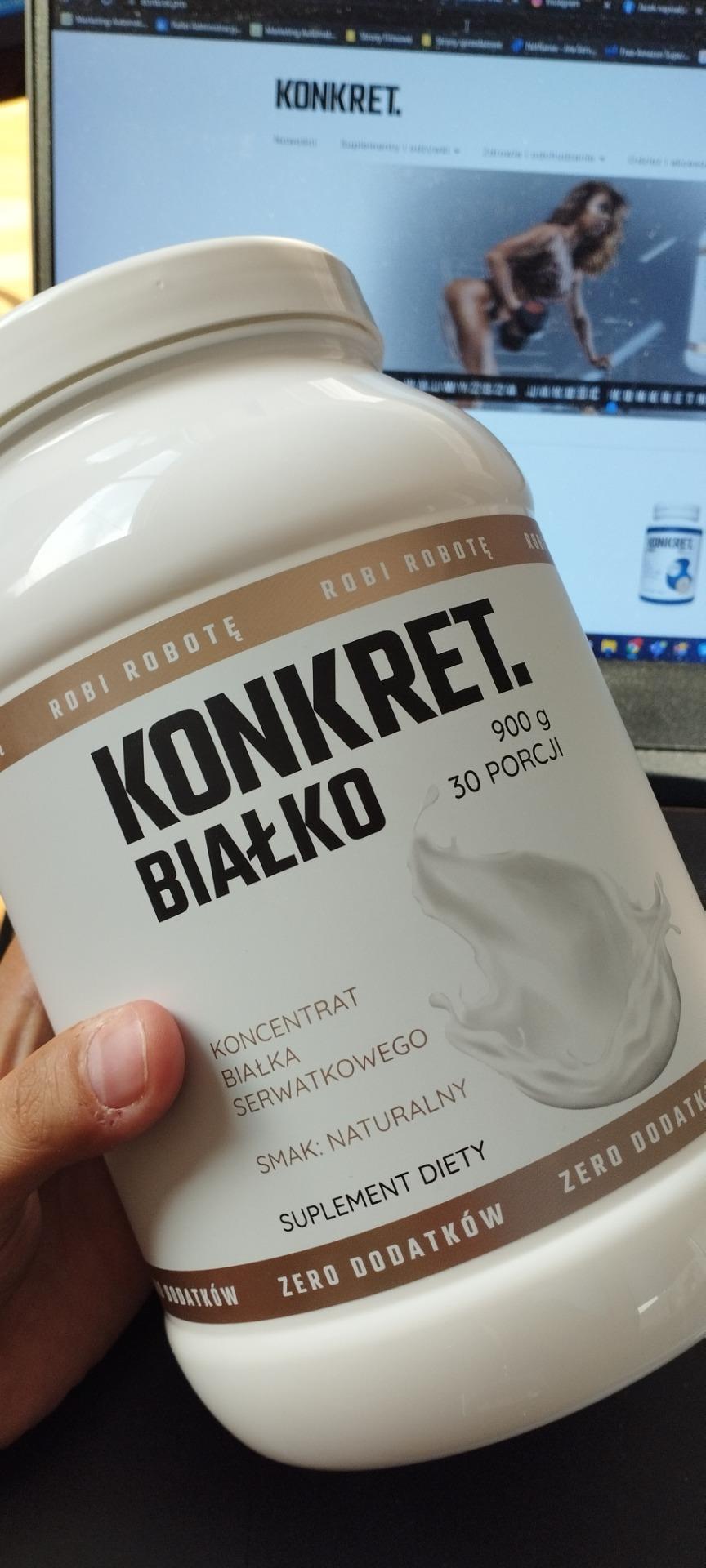 Odżywka Białkowa Konkret Białko Wpc 80 900g Smak Naturalny Ceny I