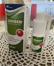 Uniben aerozol do stosowania w jamie ustnej 1,5mg/1ml  30ml