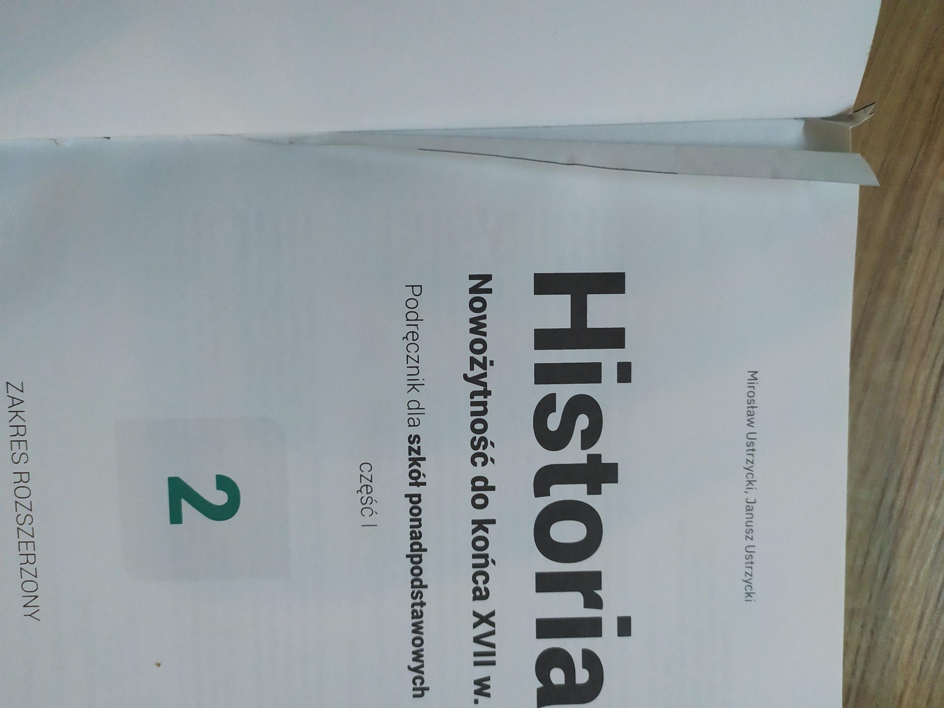 Historia. Podręcznik. Klasa 2. Część 1. Liceum i technikum. Zakres