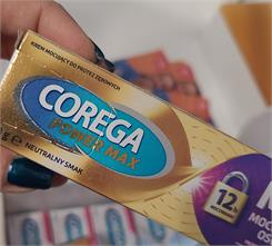 Corega Max Osłona Neutralny Smak Krem mocujący do protez zębowych 40g