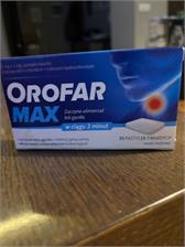 Orofar Max 2mg+1mg 30 pastylek do ssania