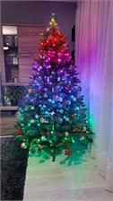 TWINKLY Inteligentne lampki choinkowe 100 lampek RGB BT WiFi łańcuch