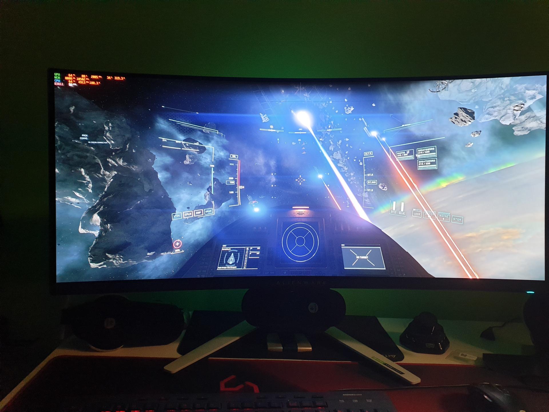 Monitor Monitor DELL AW3423DW Alienware 34 Curved QHD OLED 3YPPG ...