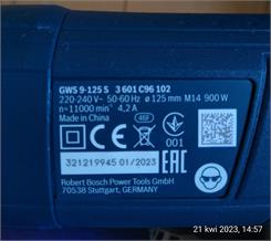 Bosch GWS 9-125 S Professional 0601396102
