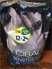Cibau Adult Sensitive Fish Medium & Maxi 12Kg+2Kg