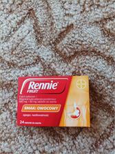 Rennie Fruit o smaku owocowym 24 tabletki do ssania