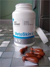 Vet Expert Vetoskin preparat na skórę i sierść dla psów i kotów 90kaps.