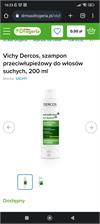 Vichy Dercos oczyszczający szampon przeciwłupieżowy 250ml
