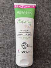 4ORGANIC Płyn do higieny intymnej Hipoalergiczny aloesowy, 200ml + 50ml (250ml)