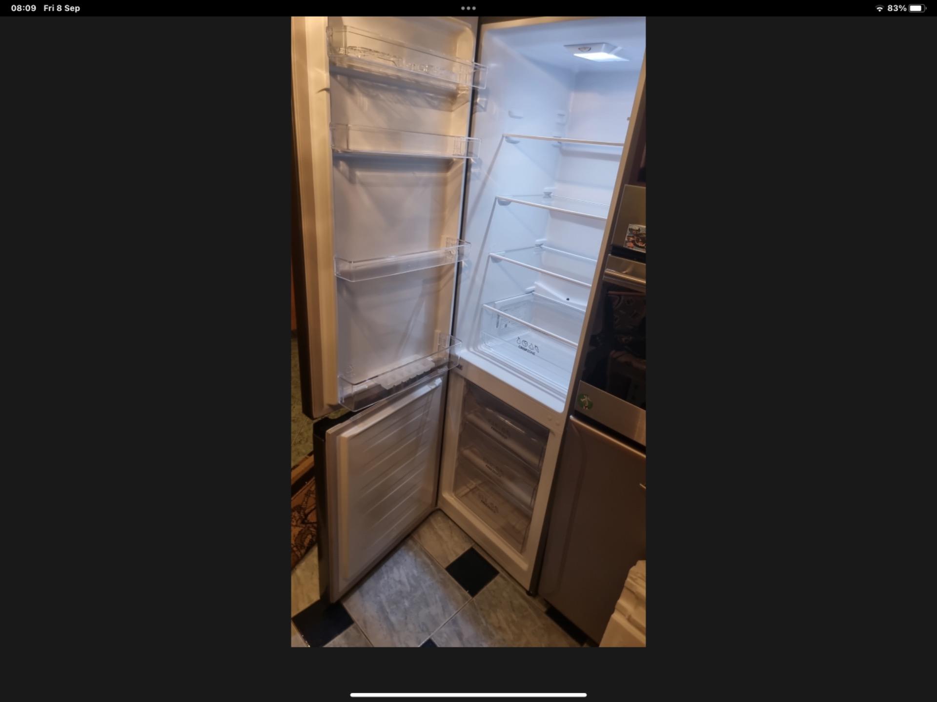 Lodówka Gorenje RK4181PS4 z zamrażalnikiem dolnym 180 cm Szara od 1499 ...