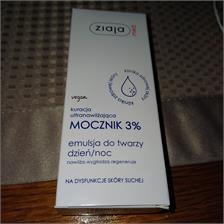 Ziaja Med kuracja ultranawilżająca Mocznik 3% Z Mocznikiem 3 % Emulsja Dzień Noc 50ml