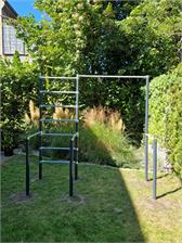 Drążek Ogrodowy Do Podciągania Z Poręczami I Drabinką Street Workout Underfit
