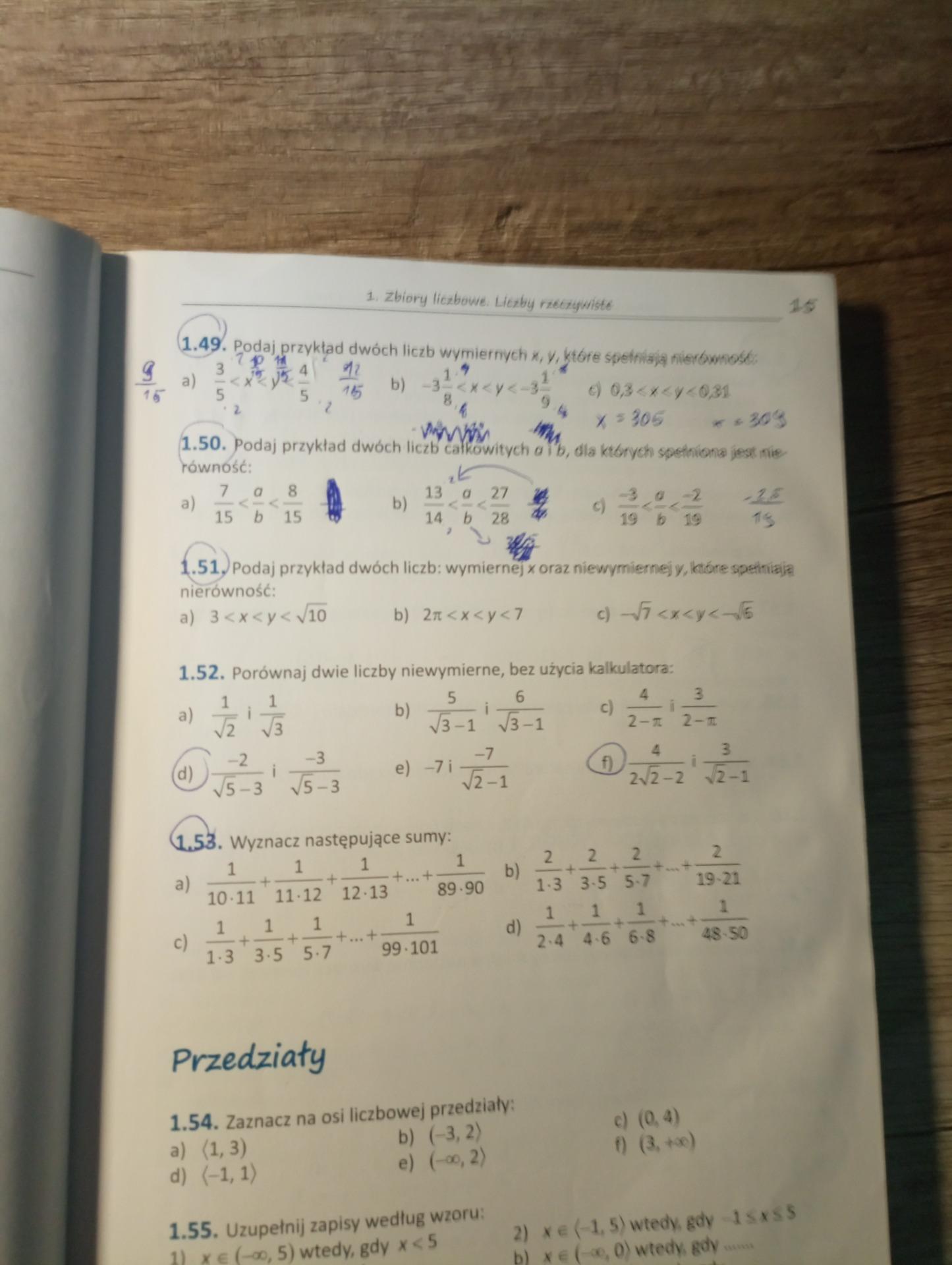 Matematyka LO 1 Zbiór zadań ZR NPP w.2019 OE PAZDR - Marcin Kurczab