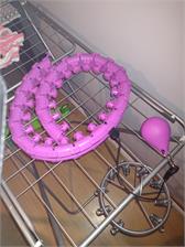 Hms Hula Hop Hhw12 Z Wypustkami I Obciążnikiem Rozmiar Plus Size Purpurowy