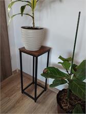Kwietnik Loftowy Arben Loft Czarny 60cm