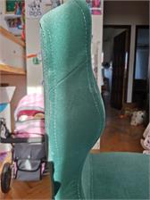 Entelo Krzesło dziecięce Petit BK Velvet rozmiar 3 WK+P (119-142 cm) turkusowe