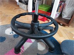 Entelo Krzesło dziecięce Petit BK Velvet rozmiar 3 WK+P (119-142 cm) turkusowe