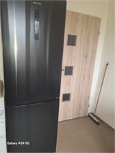 Lodówka Gorenje NRK619EABXL4 z zamrażalnikiem dolnym 185 cm Czarna