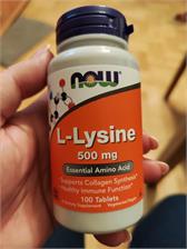 Now Foods L-Lizyna 1000 mg 100 tabl.