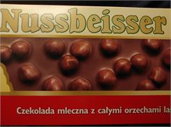 Alpen Nussbeisser Gold Czekolada Mleczna Z Całymi Orzechami Laskowymi 220G