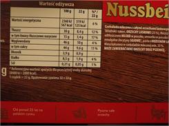 Alpen Nussbeisser Gold Czekolada Mleczna Z Całymi Orzechami Laskowymi 220G