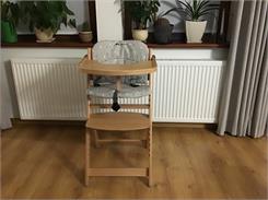 Bebe Confort Timba Natural Wood Drewniane Krzesełko Do Karmienia Bez Wkładki
