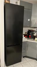 Lodówka Samsung Bespoke RB38C7B6AB1 z zamrażalnikiem dolnym 203 cm Czarna