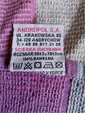 Zwoltex Ścierka Do Naczyń 50X70 Czapla Marsala Szara Żółta Zwoltex 