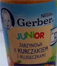 Gerber Organic Plant-Tastic Obiadek Jesienne Warzywa Z Kaszą dla niemowląt po 8 Miesiącu 190g