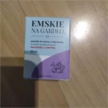 Emskie na gardło pastylki do ssania z solą emską o smaku porzeczkowym 30 tabl.